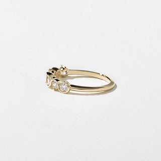 1.50ct Pear Cut Three Stone Diamond Tension Style Unique Engagement Ring  With Matching Band