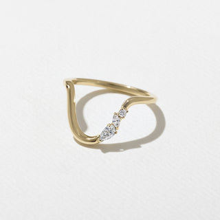 2.0ct Three Stone Oval Moissanite Diamond Unique Solitaire Engagement Ring With Wedding Band