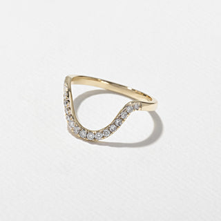 1.75ct Oval Cut Curved Unique Diamond Rings Engagement With Matching Band