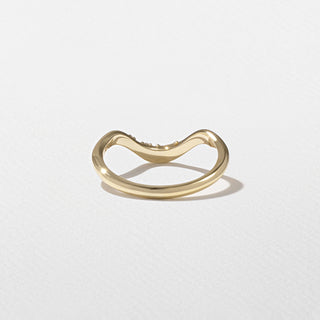 2.50ct Oval Moissanite Diamond Tension Style Engagement Ring With Matching Curved Band