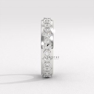round cluster wedding band
cluster diamond wedding band
round diamond cluster band
wedding band for her