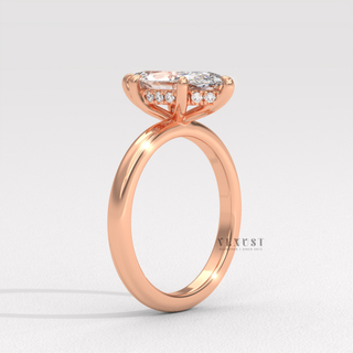luxury marquise solitaire ring