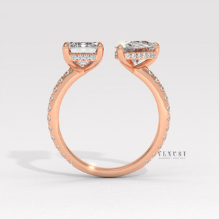 luxury toi et moi engagement ring USA