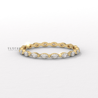 marquise diamond eternity ring