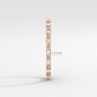 marquise full eternity band white gold