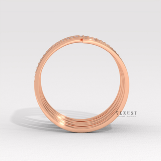 modern bride spiral ring