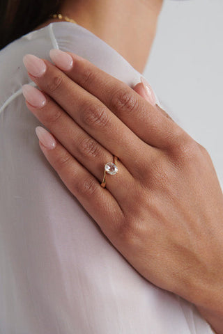 modern engagement ring