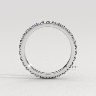 modern eternity wedding band
