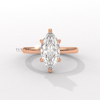 modern marquise solitaire engagement ring
