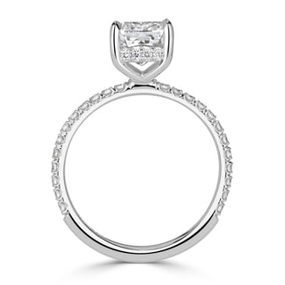 moissanite diamond engagement ring
