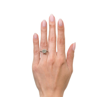 moissanite diamond ring