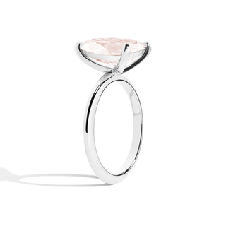 old mine cut moissanite ring