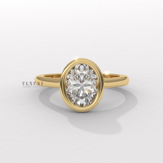 oval bezel ring