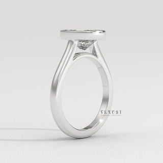 oval bezel ring chic design