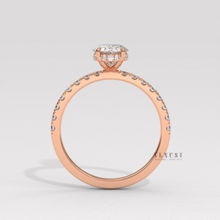 oval diamond fashion ring
