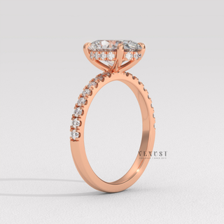 oval diamond ring with delicate band for everyday elegance