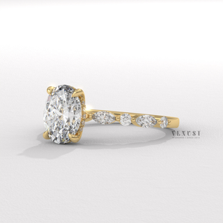 oval diamond wedding ring,marquise and pear diamond ring