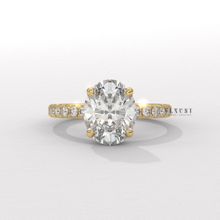 oval engagement ring