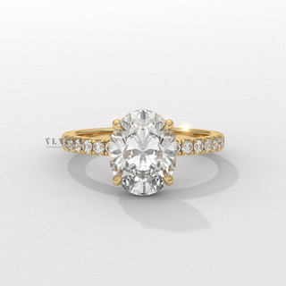 oval engagement ring trending