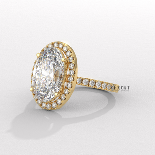 oval halo fire sparkle