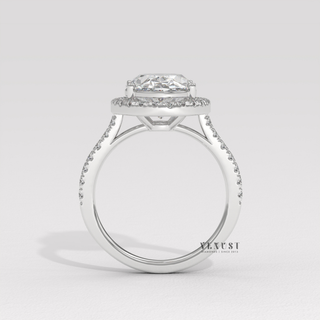 oval halo proposal ring