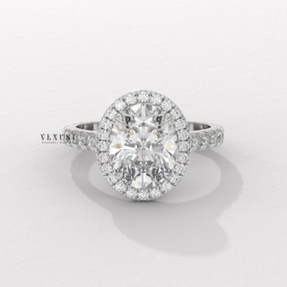 oval halo ring aesthetic jewelry
