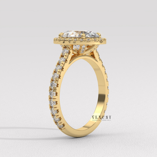 oval halo ring popular design, oval halo ring top trend