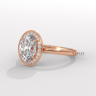 oval halo ring ideas, oval halo ring design