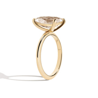 oval old mine cut engagement ring