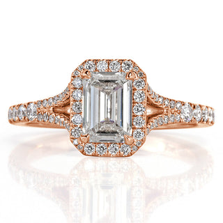 pave band moissanite ring