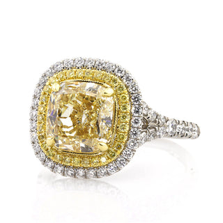 double halo engagement ring