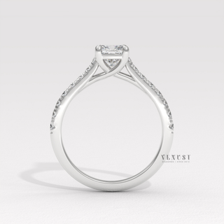 pave ring minimal design
