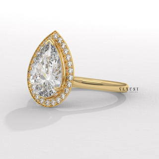 pear custom ring