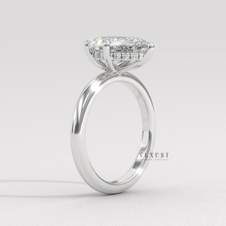 pear hidden halo engagement ring
pear shaped hidden halo ring
pear cut hidden halo diamond ring