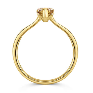 pear cut solitaire ring,unique engagement ring
