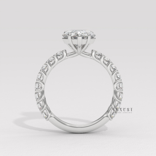 pear diamond ring sparkle
