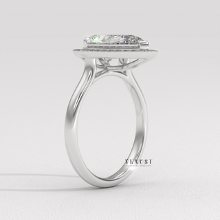 pear elegant style ring
