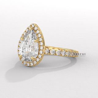 pear high quality ring