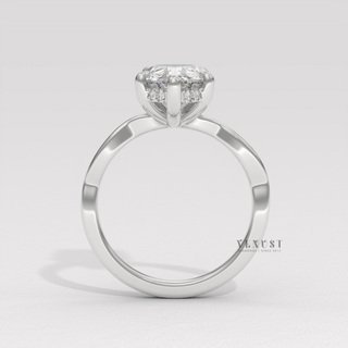 pear infinity ring for women