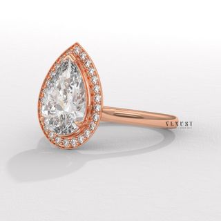 pear luxury gift ring