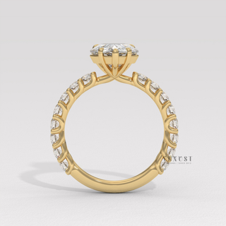 pear ring minimal glam
