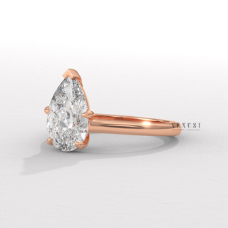 pear ring simple elegance