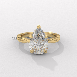 pear shape infinity ring