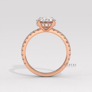 platinum oval diamond ring