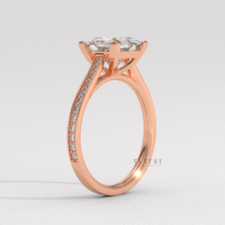 premium princess cut ring
