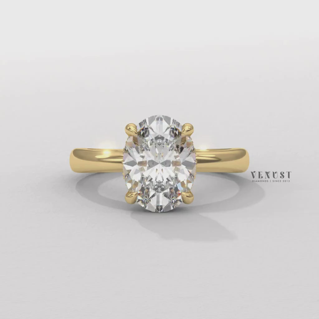 solitaire oval moissanite ring, solitaire oval engagement ring, solitaire oval diamond ring, solitaire oval moissanite ring