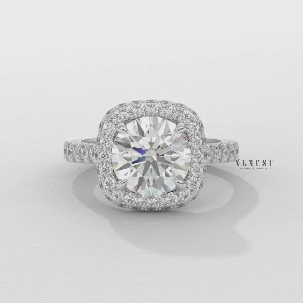 sparkle aesthetic ring, shining engagement ring