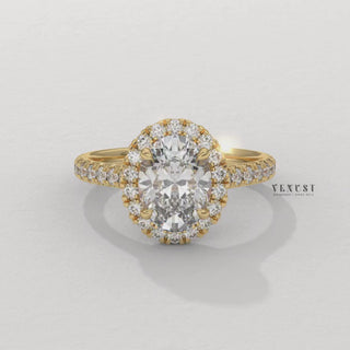 oval halo ring, oval diamond engagement ring