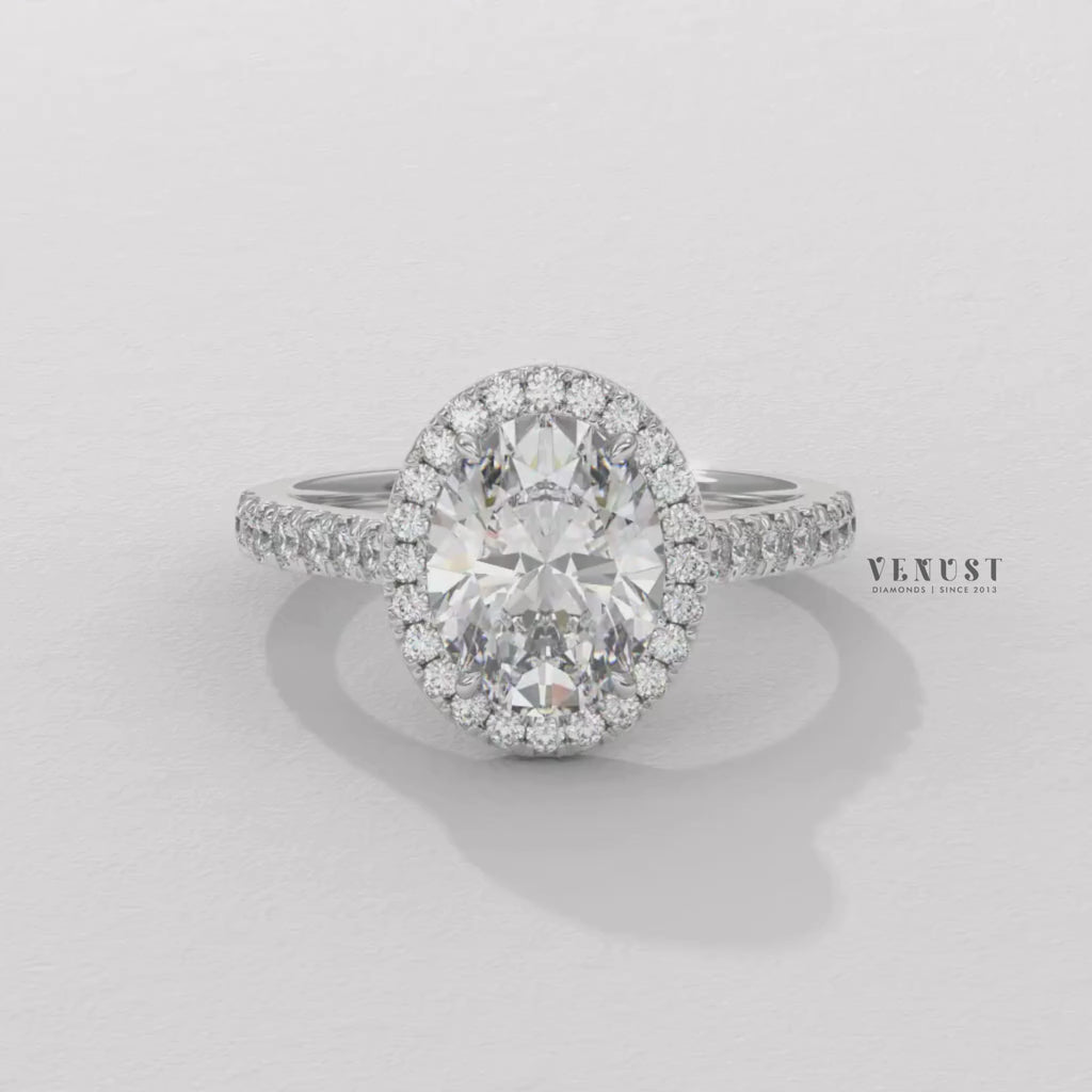 halo pave engagement ring, halo engagement ring, pave halo diamond ring, halo moissanite pave ring, halo diamond engagement ring