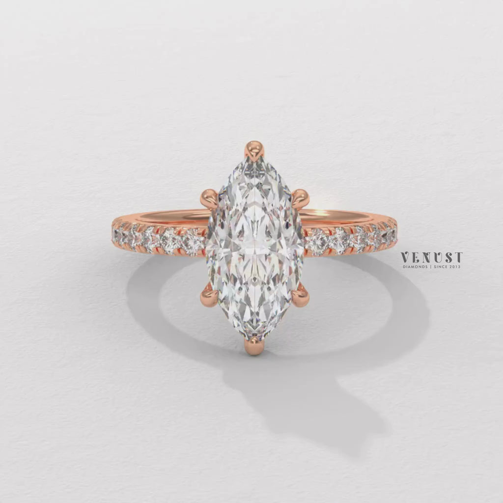 marquise handmade ring